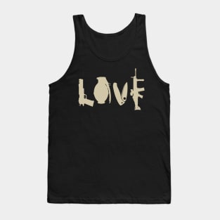 gun firearms love Tank Top